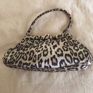 BANANA REPUBLIC leopard print purse.